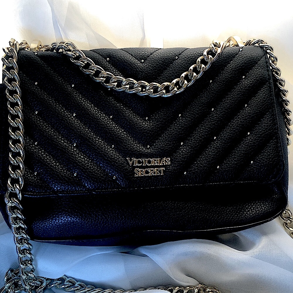 Victoria’s Secret black and gold mini purse super cute,